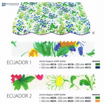 Lona Estampado Ecuador 1 - 2